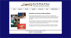 Desktop Screenshot of kissmywindsandbrass.com